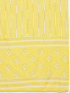 HERE&NOW Ethnic Motifs Printed Gotta Patti Pure Cotton Kurta with Sharara & Dupatta | Grocsy
