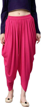 PAVONINE Rani Color Solid Beetel Rayon Fabric Patiala For Women & Girls | Grocsy