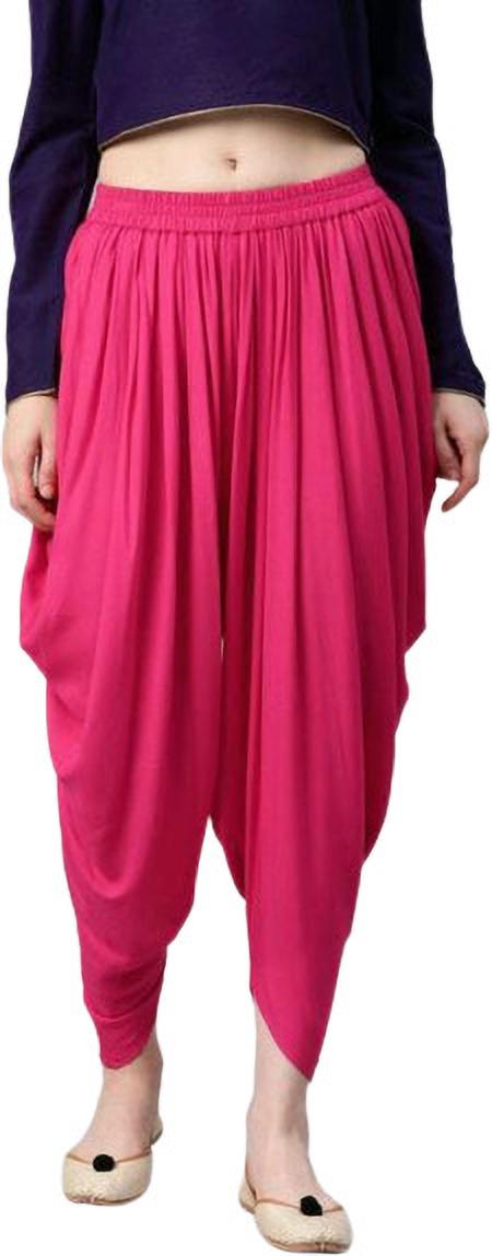 PAVONINE Rani Color Solid Beetel Rayon Fabric Patiala For Women & Girls | Grocsy