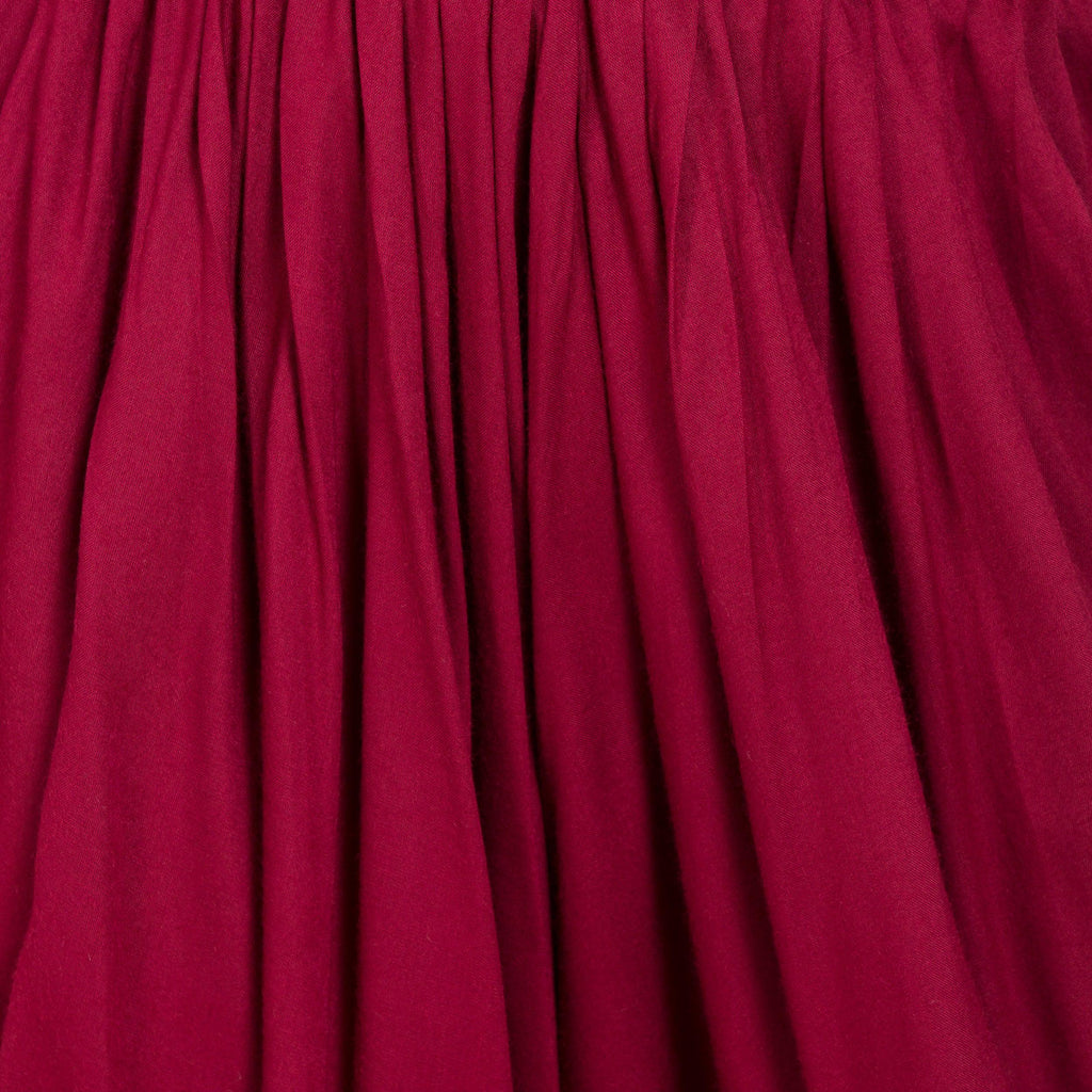 PAVONINE Maroon Color Solid Beetel Rayon Fabric Patiala For Women & Girls | Grocsy