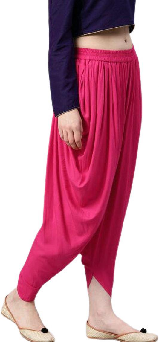 PAVONINE Rani Color Solid Beetel Rayon Fabric Patiala For Women & Girls | Grocsy