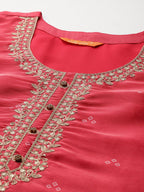 Indo Era Ethnic Motifs Printed Zari Kurta with Trousers & With Dupatta | Grocsy