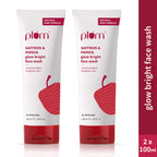 Plum Saffron & Papaya Glow Bright Gel Face Wash | Grocsy
