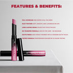 Miss Claire Envy Kiss Non Transfer Lipstick - 01 Queen Bee | Grocsy
