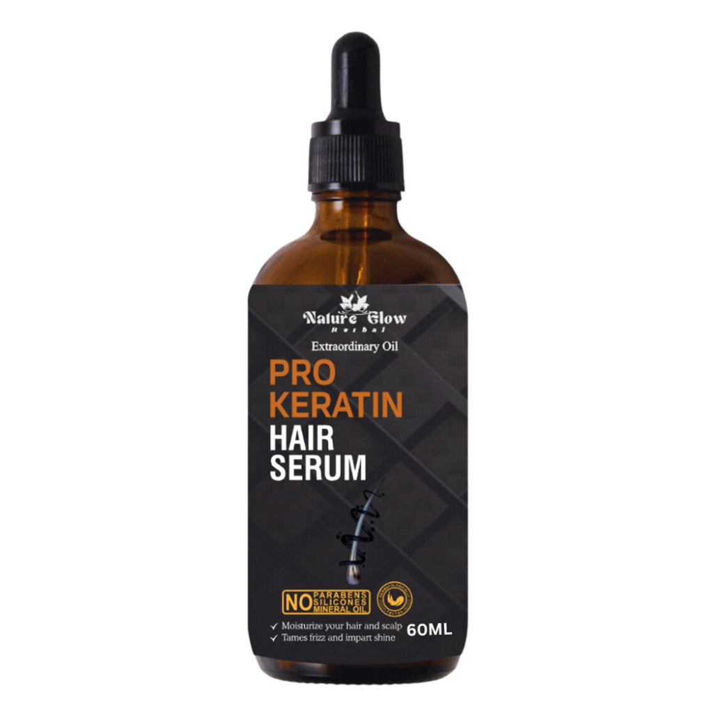 Nature Glow Herbal Pro Keratin Hair Serum | Grocsy