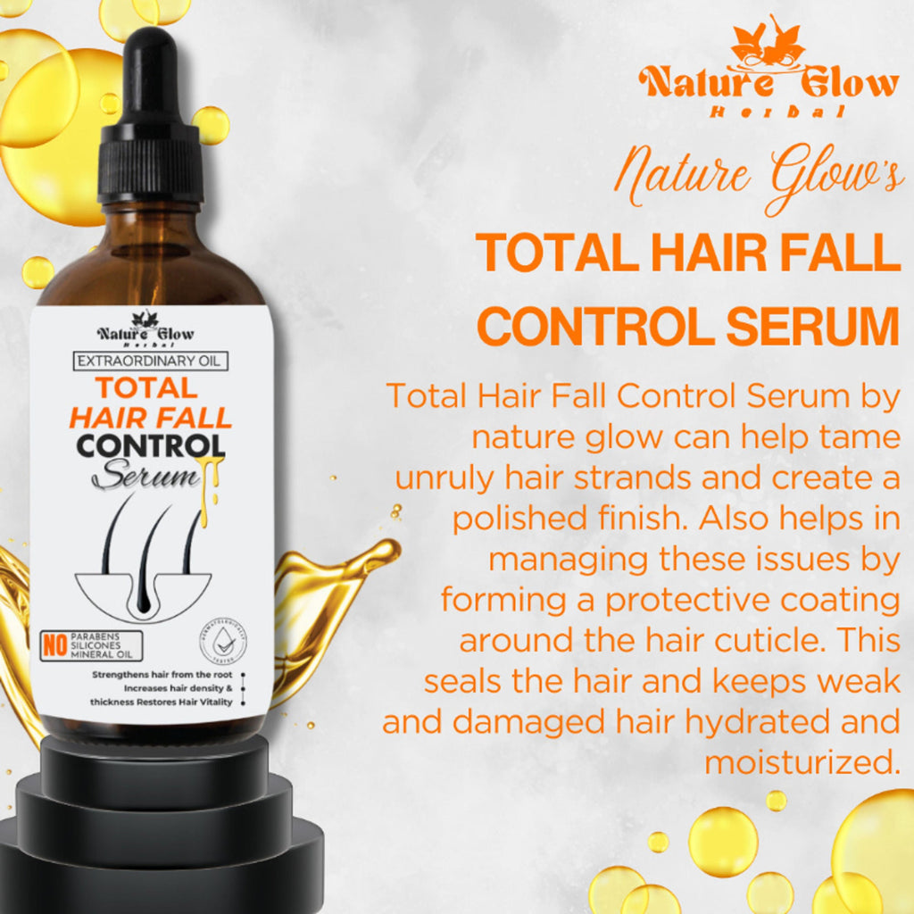 Nature Glow Herbal Total Hair Fall Control Serum | Grocsy
