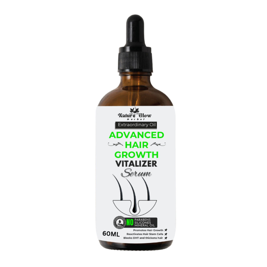 Nature Glow Herbal Advanced Hair Growth Vitalizer Serum | Grocsy