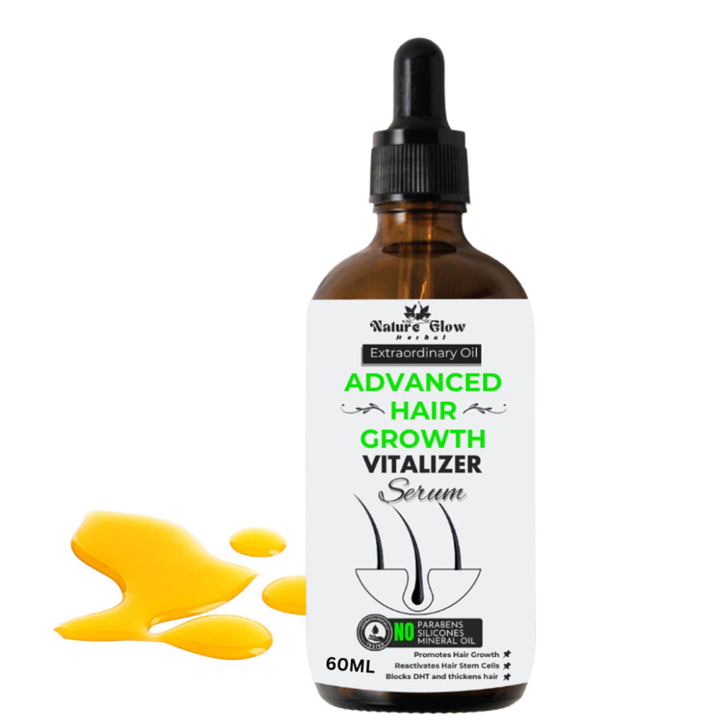 Nature Glow Herbal Advanced Hair Growth Vitalizer Serum | Grocsy