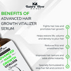 Nature Glow Herbal Advanced Hair Growth Vitalizer Serum | Grocsy