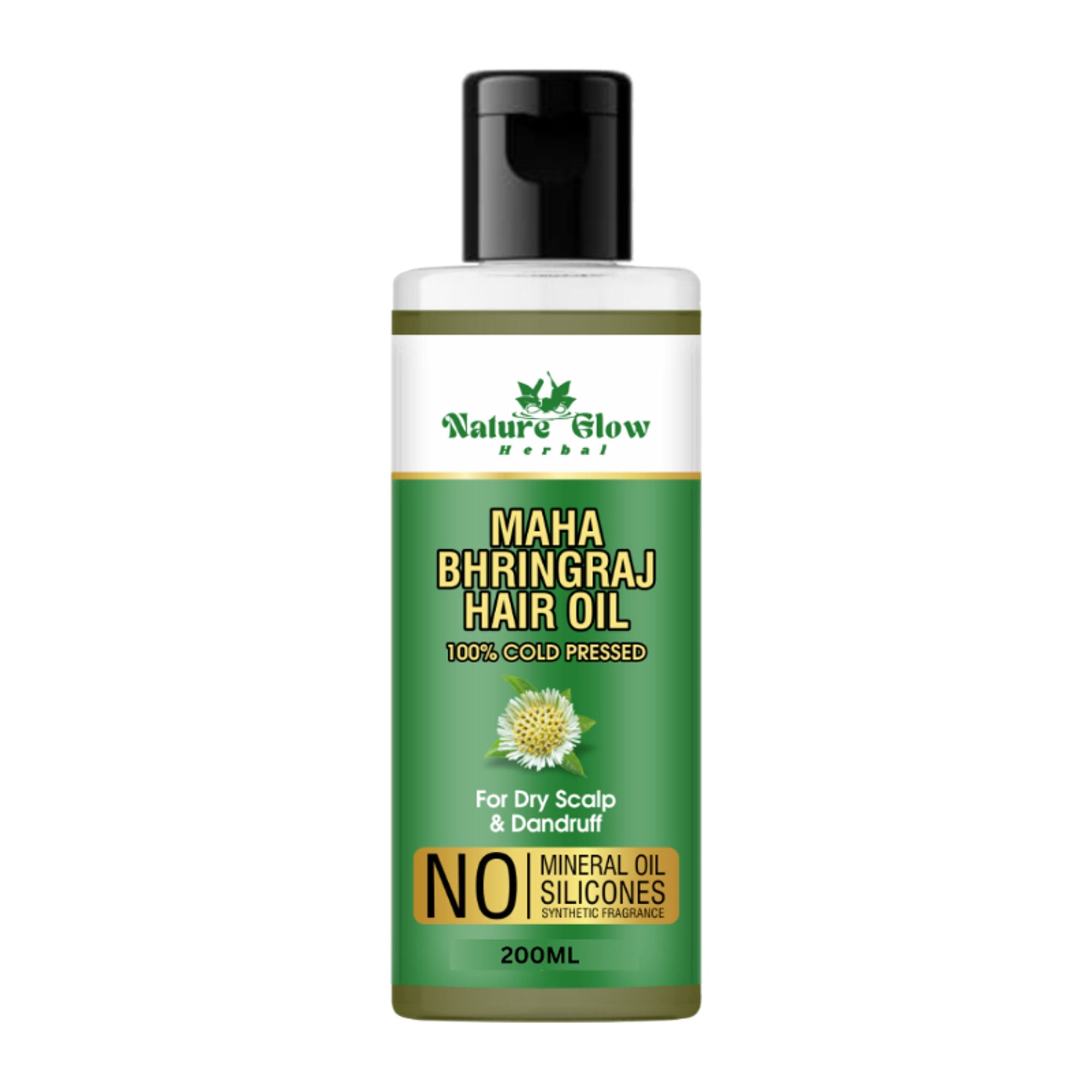 Nature Glow Herbal Bhringraj Oil | Grocsy