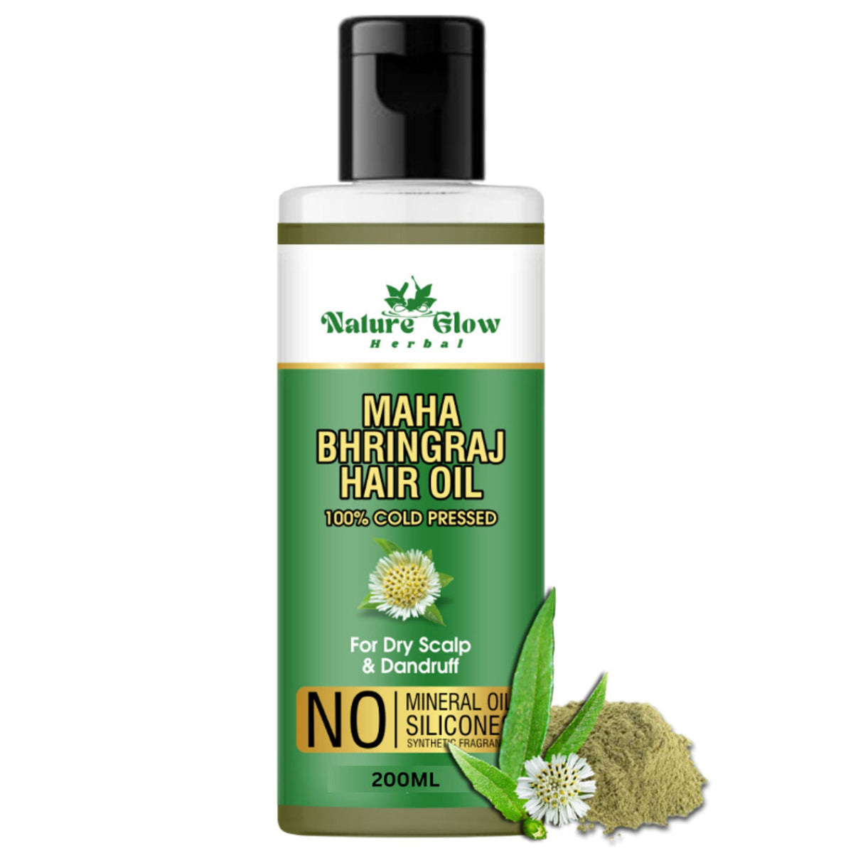 Nature Glow Herbal Bhringraj Oil | Grocsy