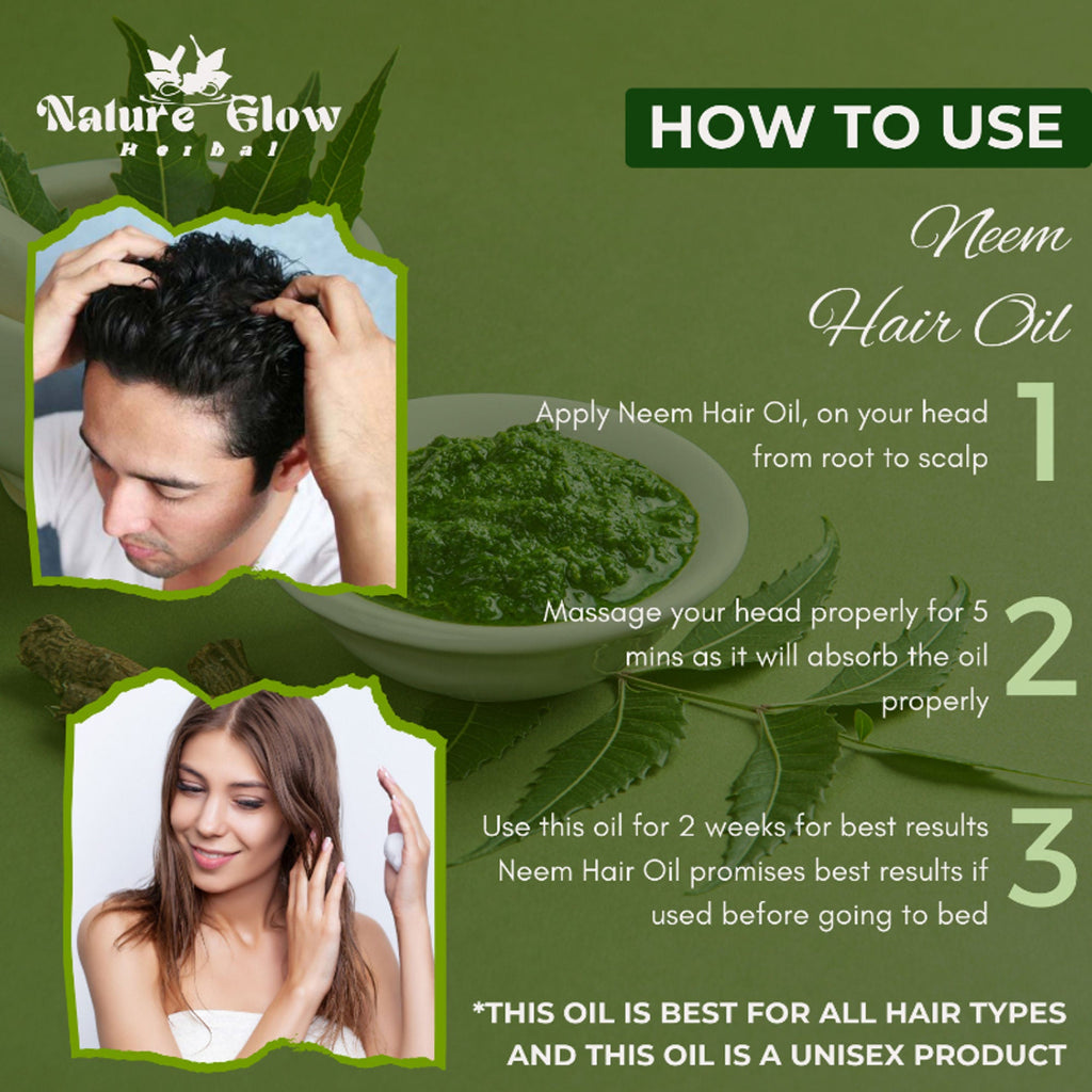 Nature Glow Herbal Neem Hair Oil | Grocsy