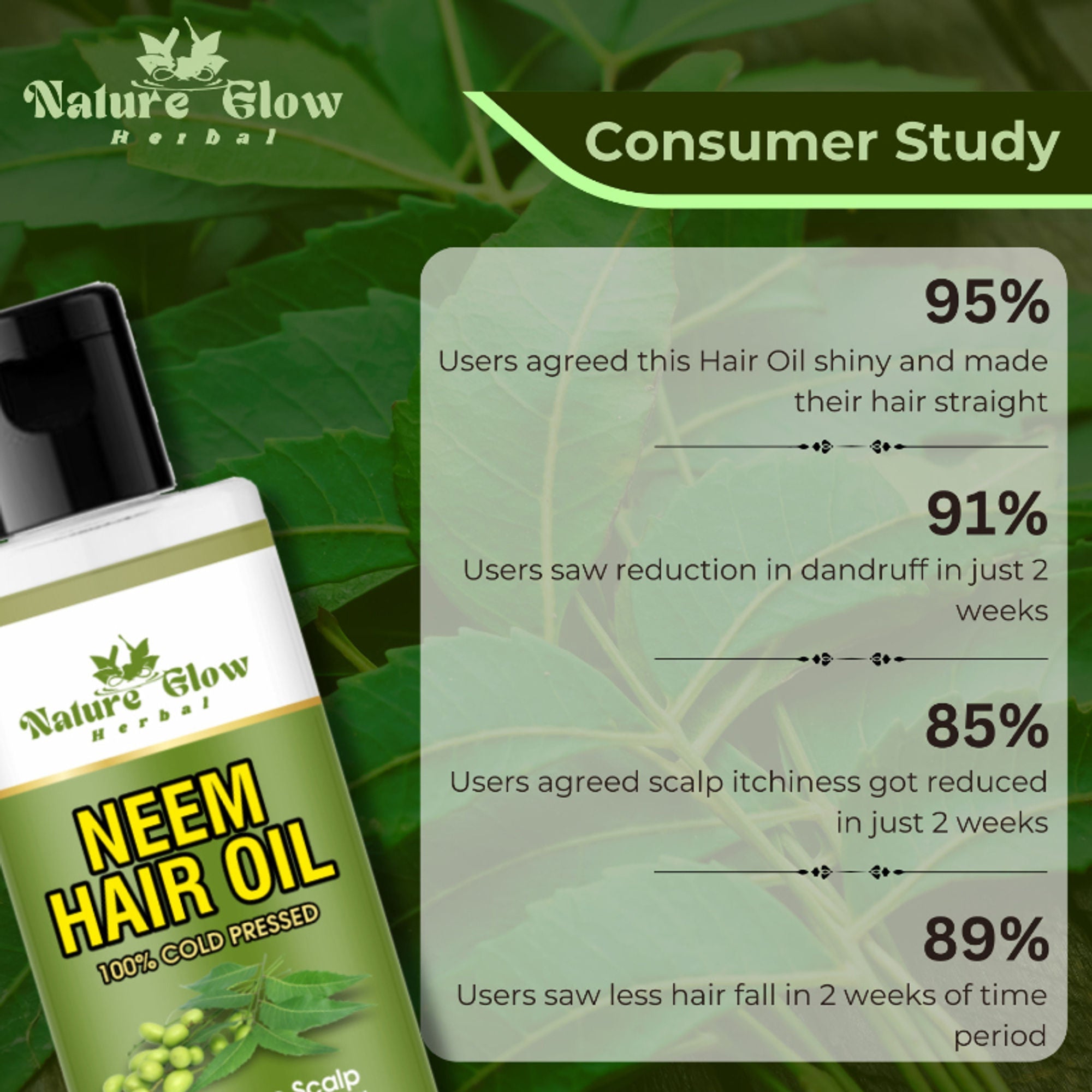 Nature Glow Herbal Neem Hair Oil | Grocsy