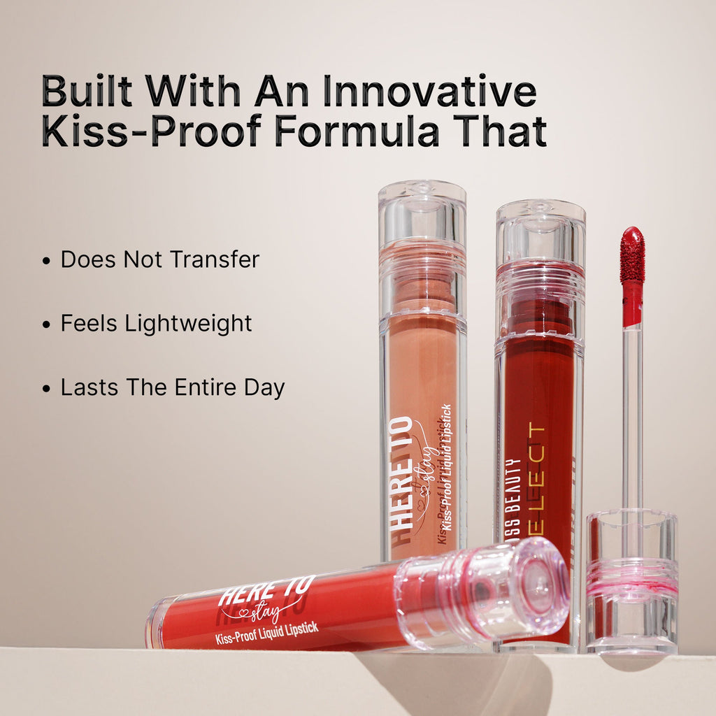 Swiss Beauty Select Here To Stay Kiss Proof Liquid Lipstick - 9 Shocking Pink | Grocsy