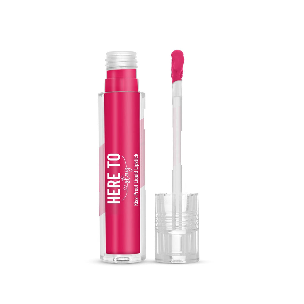 Swiss Beauty Select Here To Stay Kiss Proof Liquid Lipstick - 9 Shocking Pink | Grocsy