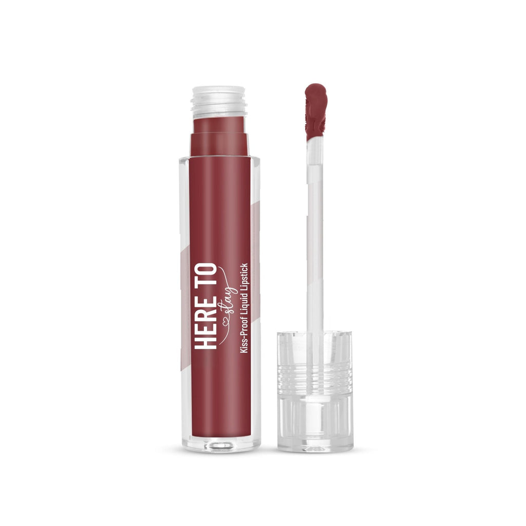 Swiss Beauty Select Here To Stay Kiss Proof Liquid Lipstick - 11 Touch Of Brown | Grocsy