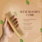 ZEYU Wooden Hair Brush And Wooden Comb With Bamboo Bristles | Grocsy