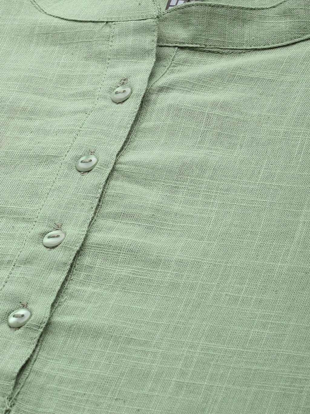 HERE&NOW Women Mint Green Pakistani Style Kurta | Grocsy