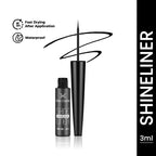 Miss Claire Shine Liner - Black | Grocsy