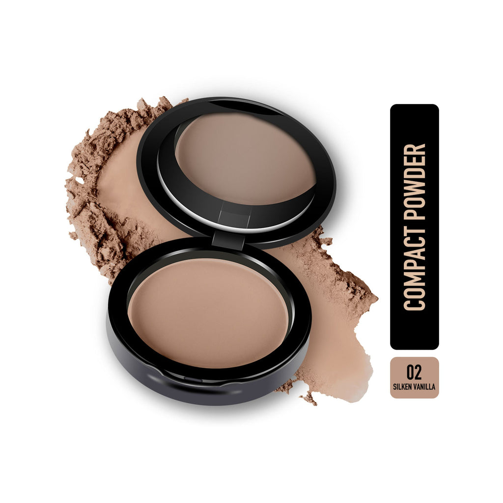 Miss Claire Hd Compact Powder - 02 Silken Vanilla | Grocsy