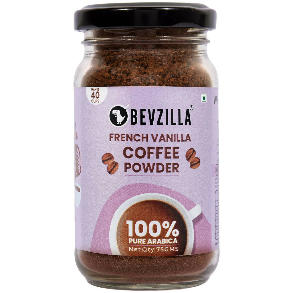 Bevzilla Instant Coffee Powder (French Vanilla Flavour) | Grocsy