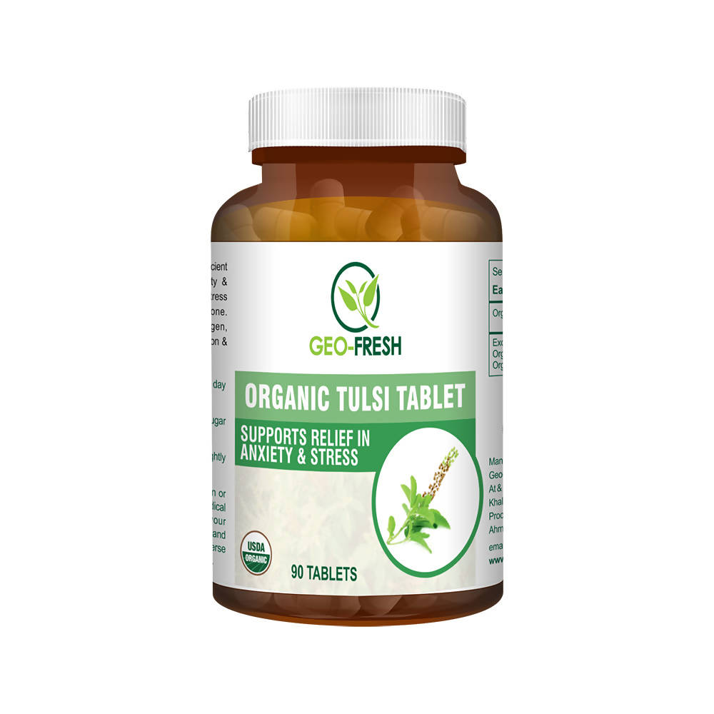 Geo-Fresh Organic Tulsi Tablets | Grocsy