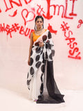 Tikhi Imli Polka Dot Designer Saree | Grocsy