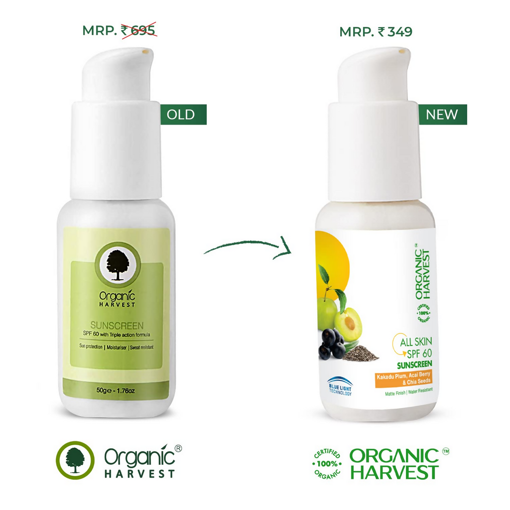 Organic Harvest Sunscreen SPF 60 | Grocsy