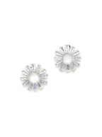 stone stud (white) - Ruby Raang | Grocsy