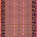 Exclusive Collection 100% Pure Cotton Mauve Tant Saree With Hand Weaving Work | Grocsy