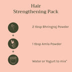 Tattvalogy Bhringraj Powder - Chemical-Free, Reduces Hair Fall & Strengthens Roots for Healthy Hair | Grocsy