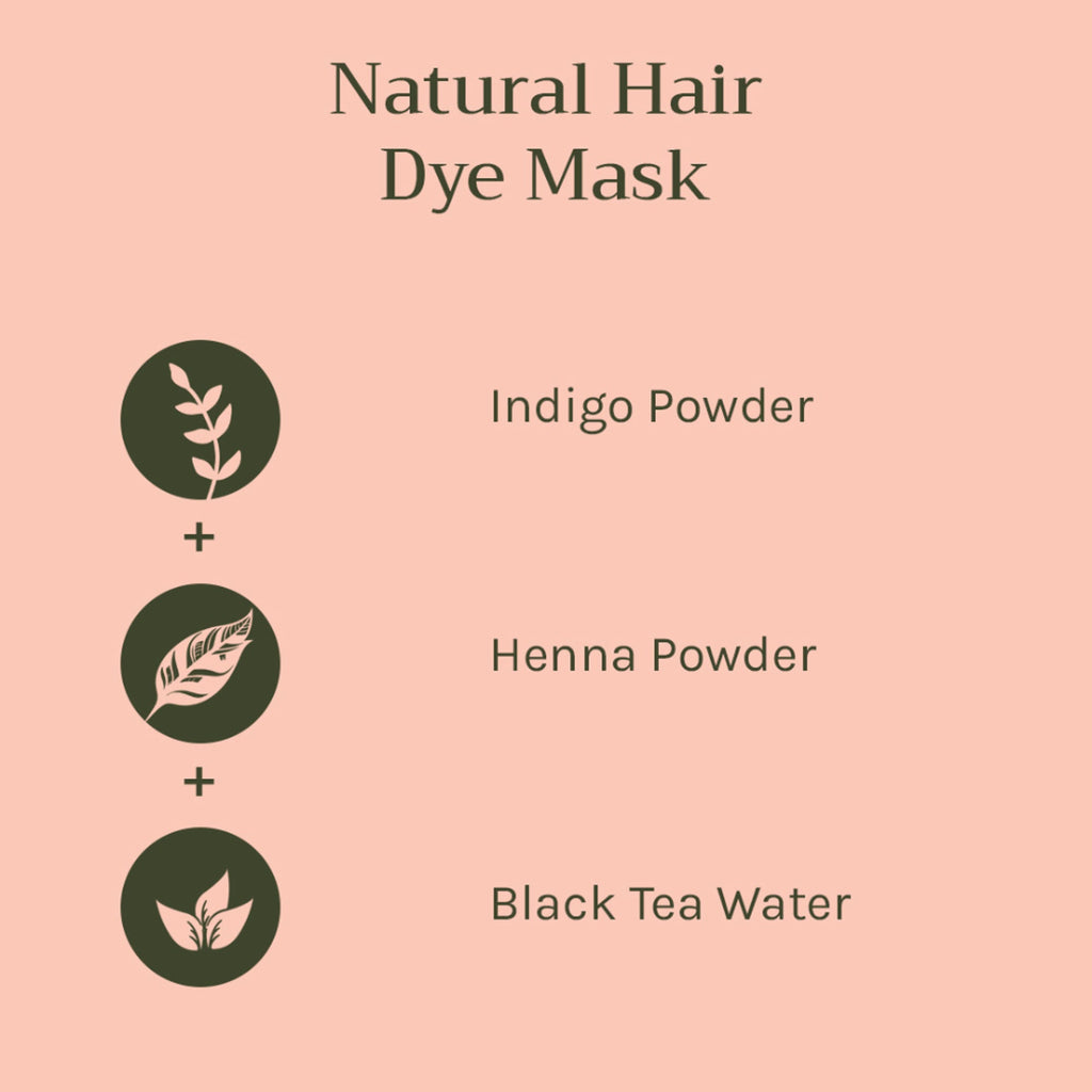 Tattvalogy Indigo Powder - Natural Hair Color with Henna for Soft, Indian Hair Shade & Conditioning | Grocsy