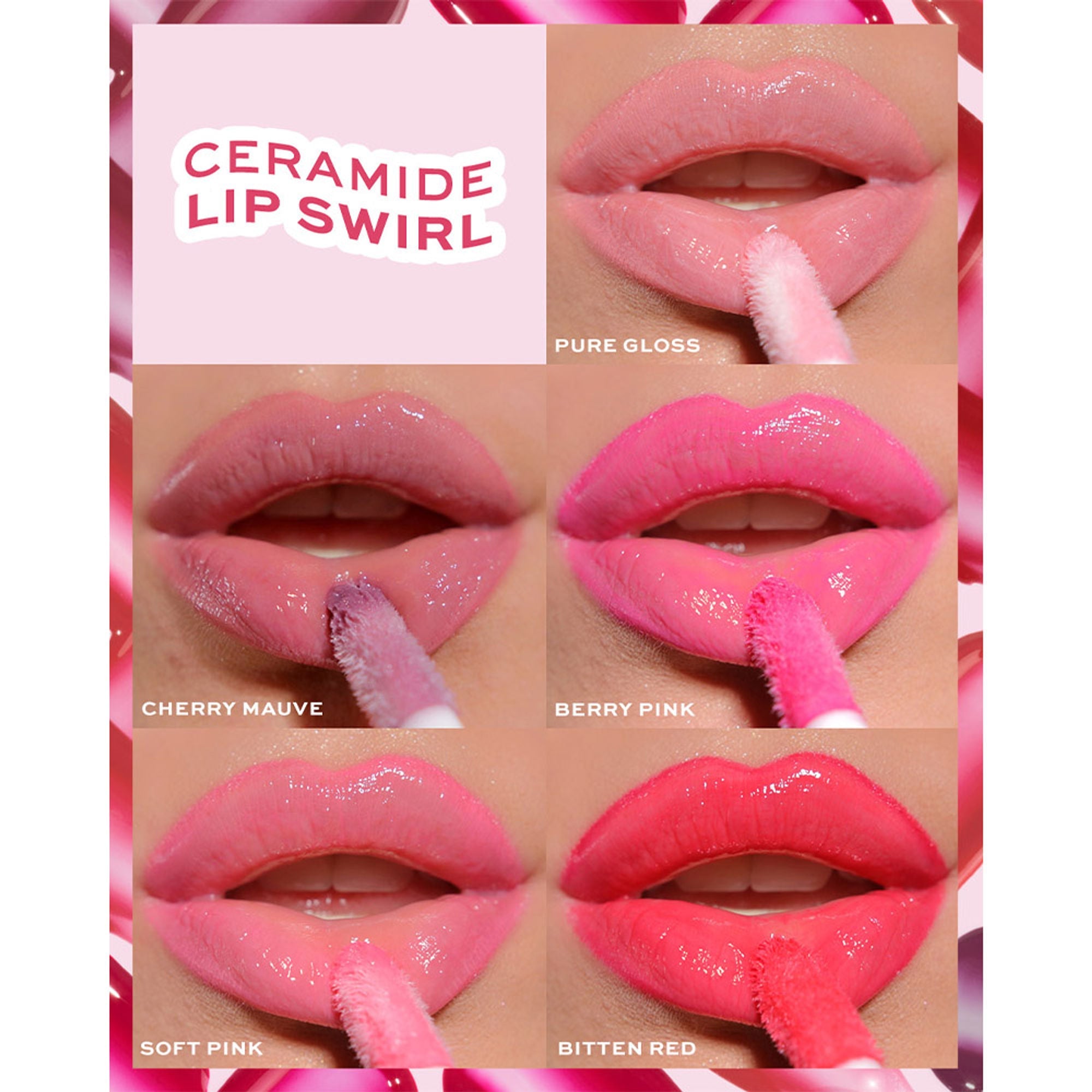 Makeup Revolution Ceramide Swirl Lip - Cherry Mauve | Grocsy