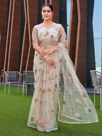 Tikhi Imli Embellished Women Saree | Grocsy