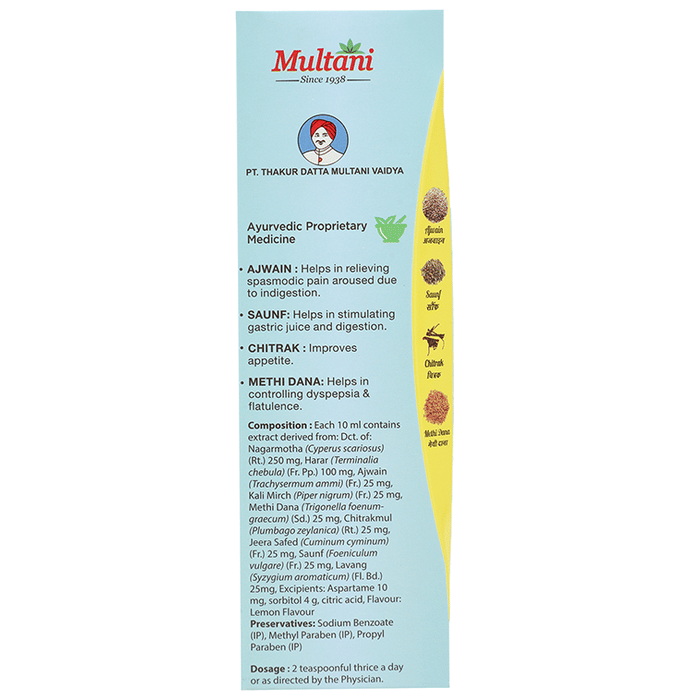 Multani Pachmeena Liquid Digestive No Added Sugar | Grocsy