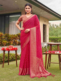 Tikhi Imli Woven Design Zari Art Silk Saree | Grocsy