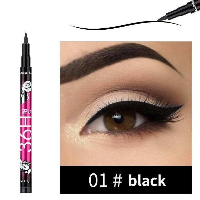 Favon Pack of 2 Waterproof 36hrs Stay Eyeliner Pens | Grocsy