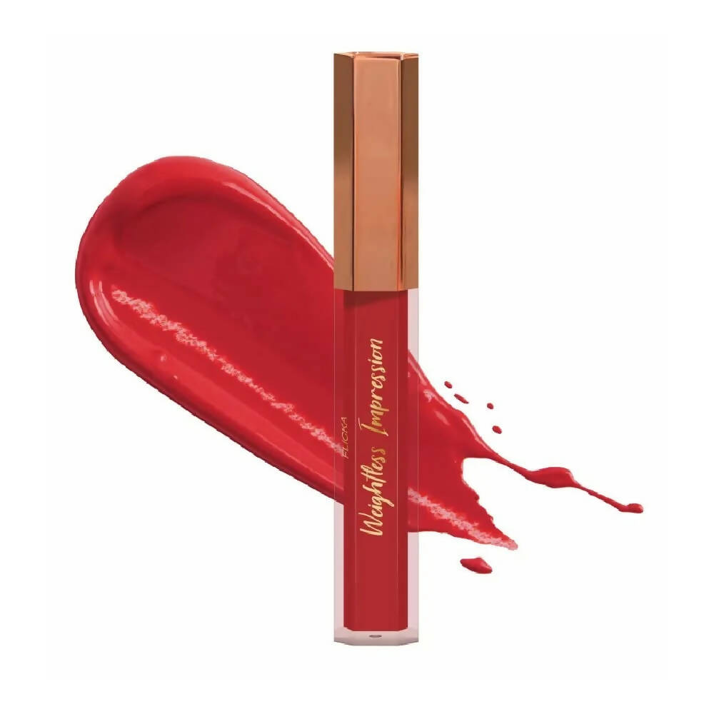 FLiCKA Weightless Impression 03 March - Peach Matte Finish Liquid Lipstick | Grocsy