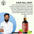 Ivory Natural Hair Fall Mist - Moisturize, And Rejuvenate For Thicker Hair For Both Men And Women | Grocsy