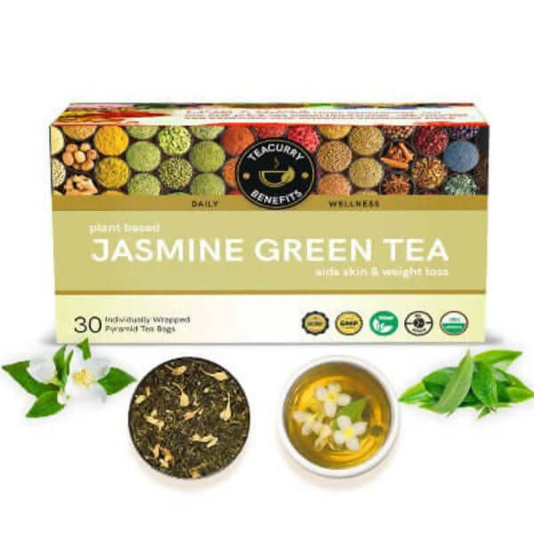 Teacurry Jasmine Green Tea | Grocsy