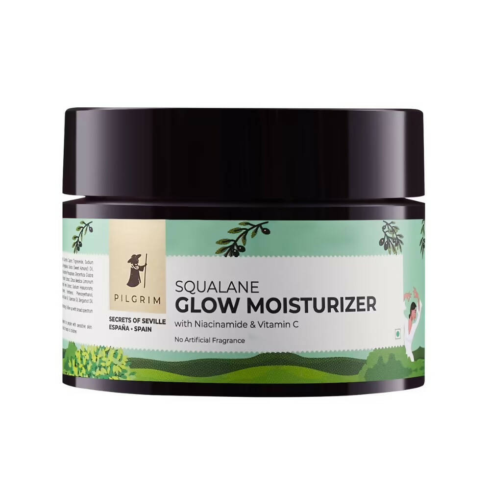 Pilgrim Squalane Glow Moisturizer | Grocsy