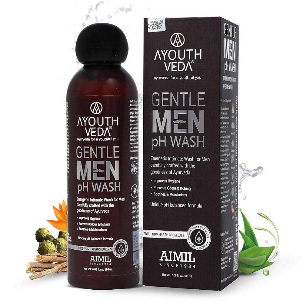 Ayouthveda Gentle Men PH Wash | Grocsy