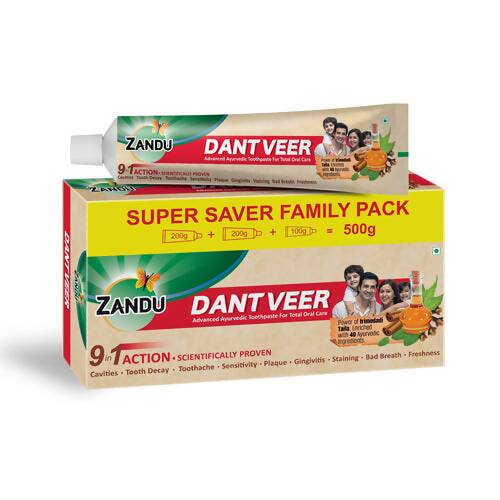 Zandu Dant Veer Toothpaste | Grocsy