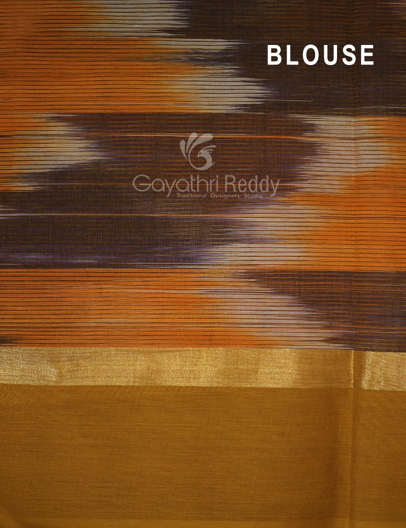 Mangalagiri Ikkat Cotton-Mkc9 By Gayathri Reddy Designer Studio | Grocsy