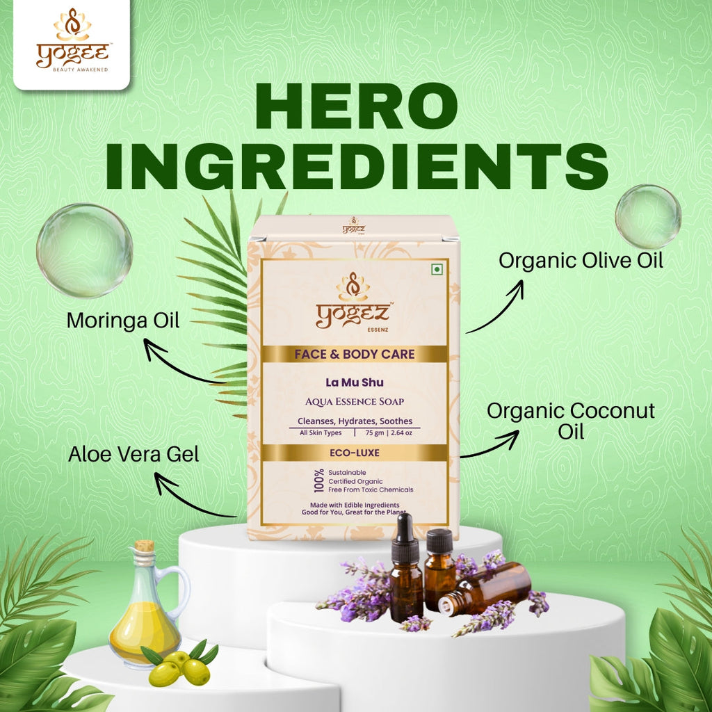 Yogez La Mu Shu Aqua Essence Soap | Grocsy