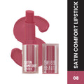 Swiss Beauty Satin Comfort Smooth Glide, Highly Pigmented , Ultra Hydrating Lipstick - 8 Salmon Pink | Grocsy