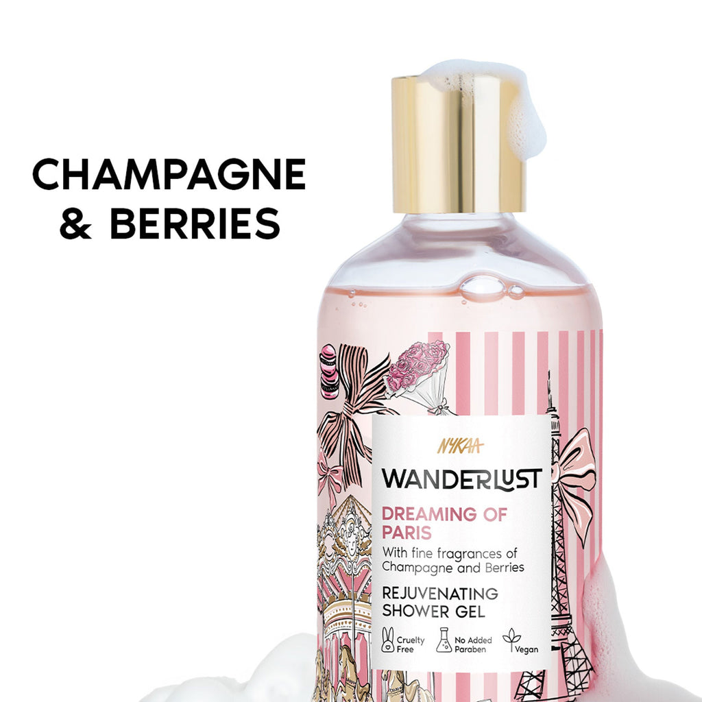 Wanderlust Shower Gels - Dreaming-Of-Paris | Grocsy