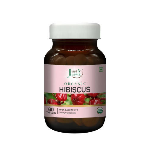 Just Jaivik Organic Hibiscus Tablets | Grocsy