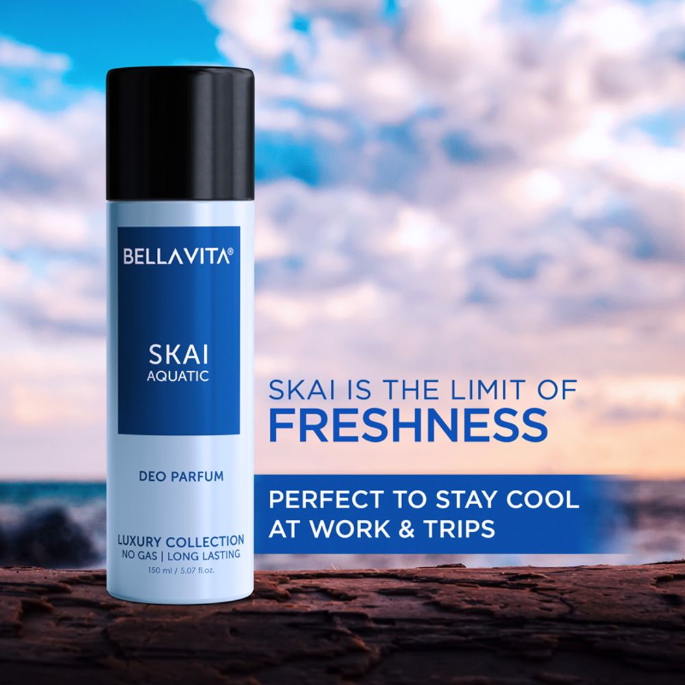 Bella Vita Skai Aquatic Deo Parfum | Grocsy
