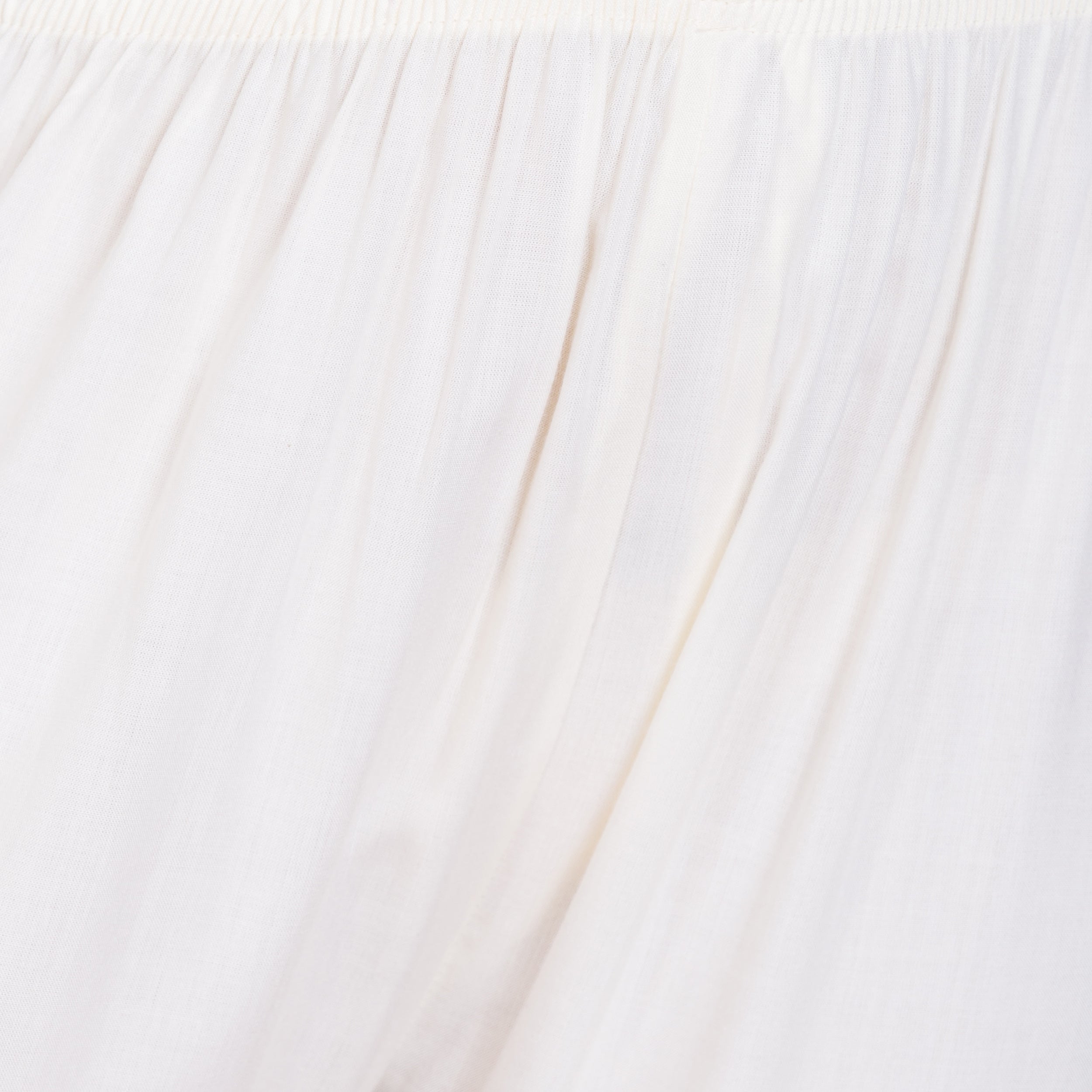 PAVONINE White Color Solid 3-Panels Flared Sharara | Grocsy